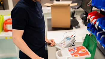 Regular AED maintenance and readiness check