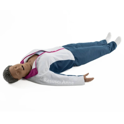 Laerdal Resusci Anne QCPR AED Full Body with Airway Head in Trolley (dark) 