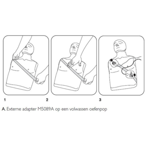 PHILIPS HEARTSTART EXTERNAL TRAINING ADAPTER (5 metal strips) - 136