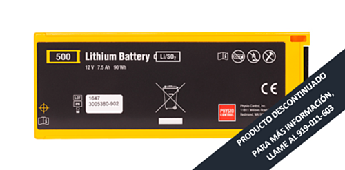 Physio-Control LIFEPAK 500 battery - 11206
