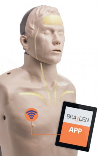 Brayden PRO Manikin With Bluetooth App Support and RED LED lighting - 6786