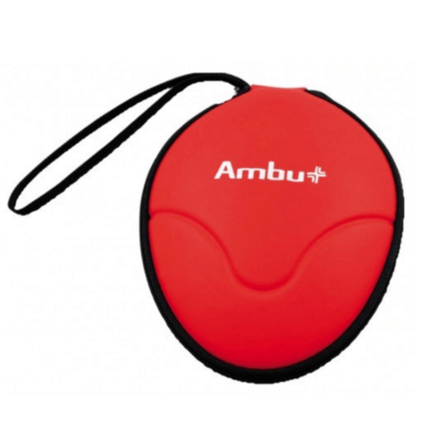 Ambu Rescue Mask, breathing mask with O2 inlet, soft-case - 9030