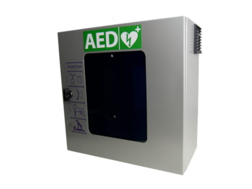 SmartCase SC1230 Outdoor Defibrillator Cabinet (Grey) 