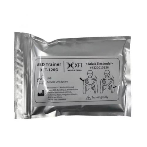 XFT Defibrillator Trainer training electrode pads 