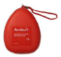 Ambu Rescue Mask, breathing mask with O2 inlet, hard-case