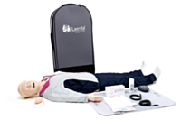 Laerdal Resusci Anne QCPR with Airway Head & full body with trolley