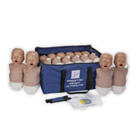 Prestan Ultralite Baby CPR Manikin 12-Pack (Dark) 