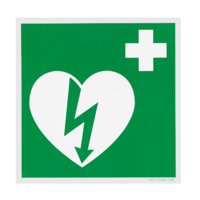 DefiSign AED Ilcor sign